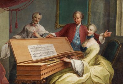 Aria Allegretto. Signora nobile al clavicembalo da Unknown